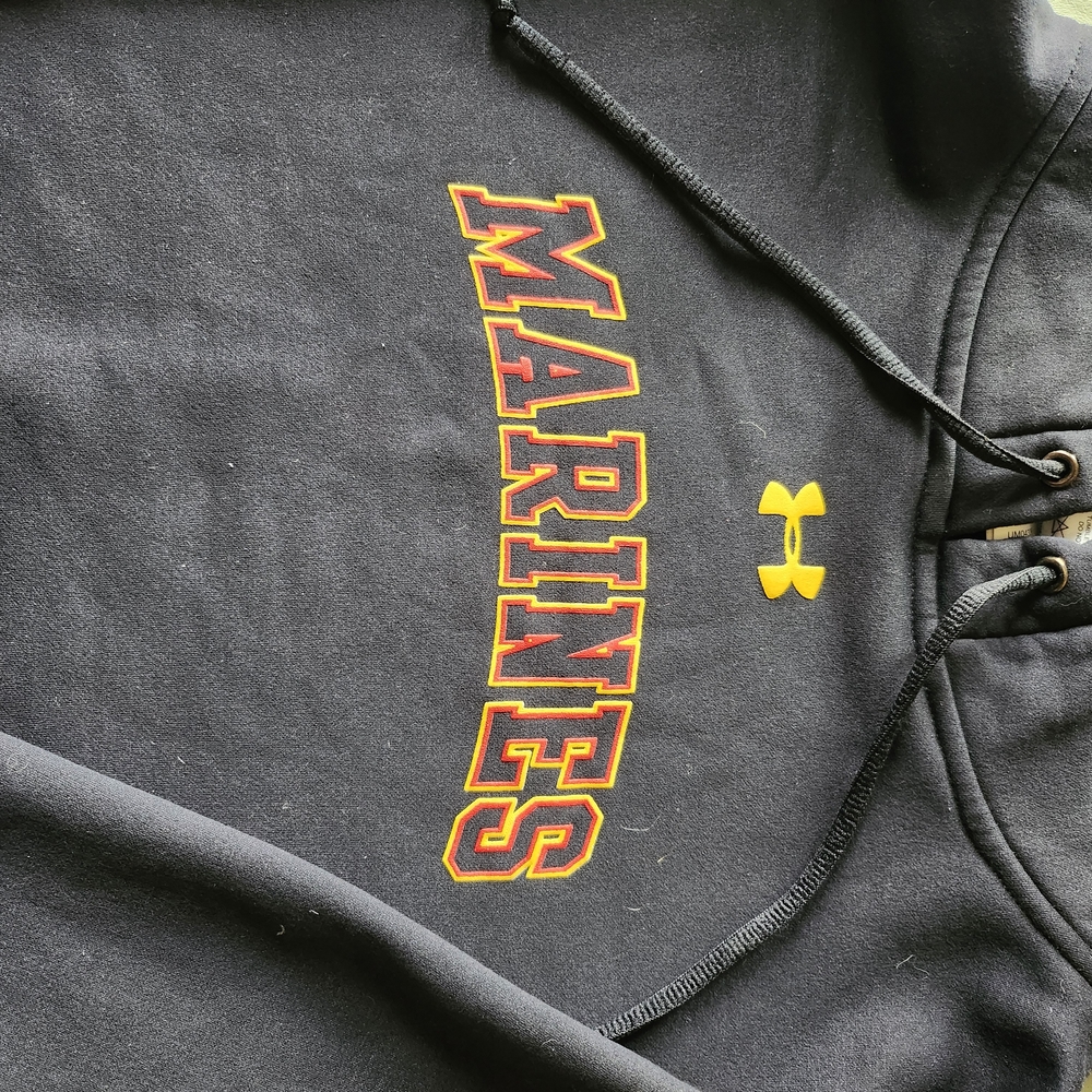 Under Armour Dark Hoodie with Light Logo